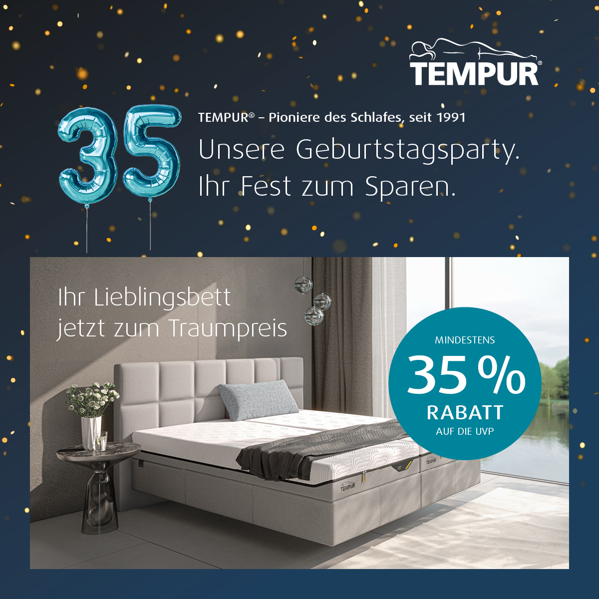 TEMPUR® Classic Boxspring Bett motorisiert Aktions-Set – Bild 9